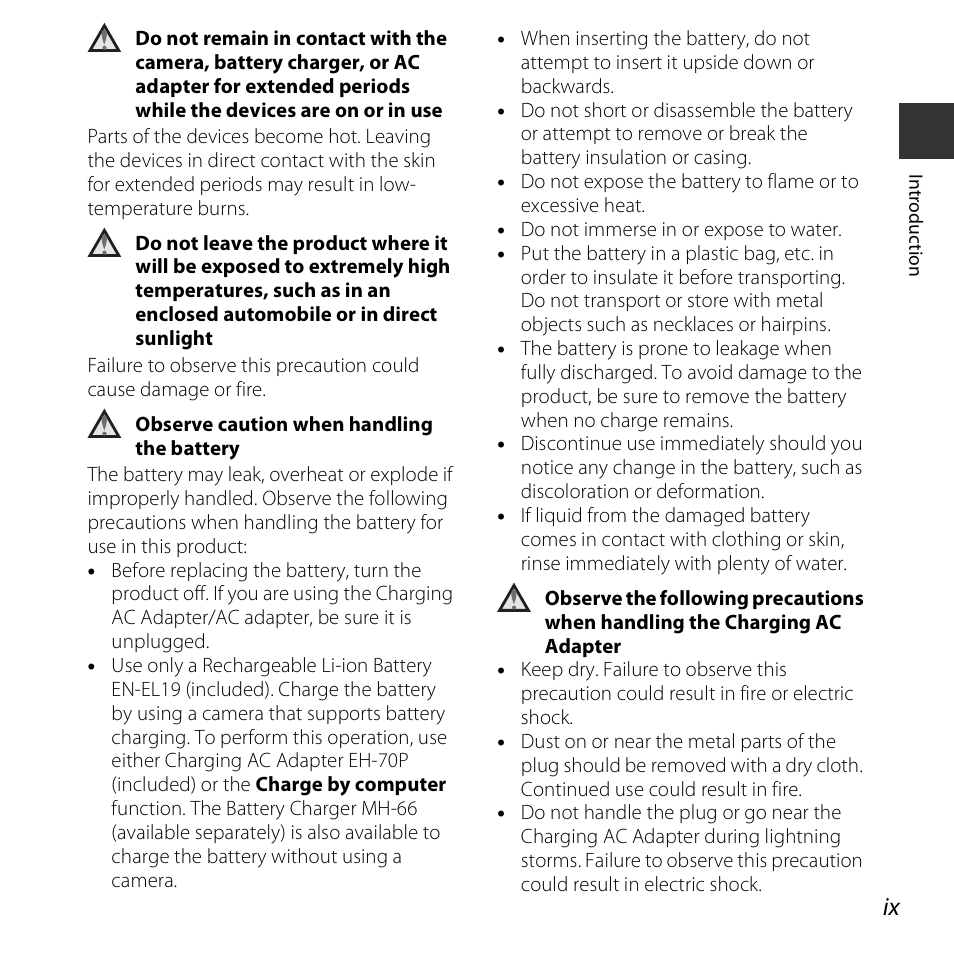 Nikon S3600 User Manual | Page 11 / 208