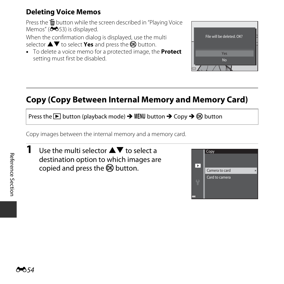 E54) | Nikon S3600 User Manual | Page 154 / 208