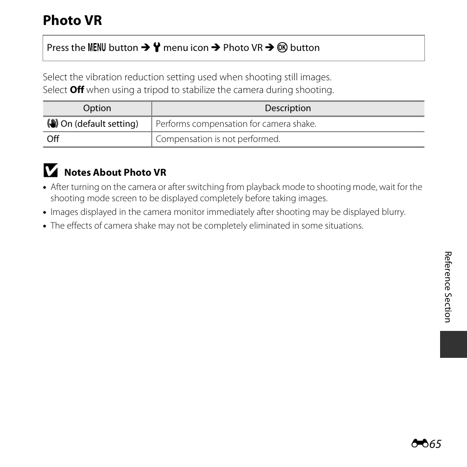 Photo vr | Nikon S3600 User Manual | Page 165 / 208