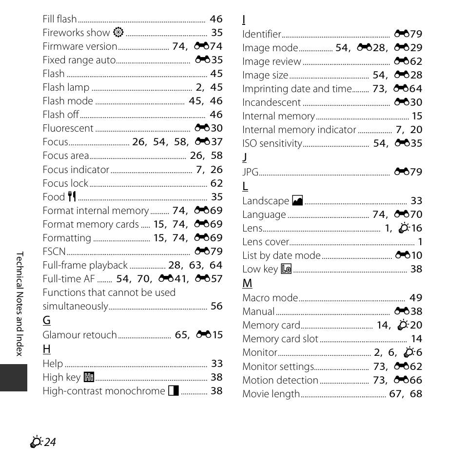 Nikon S3600 User Manual | Page 204 / 208