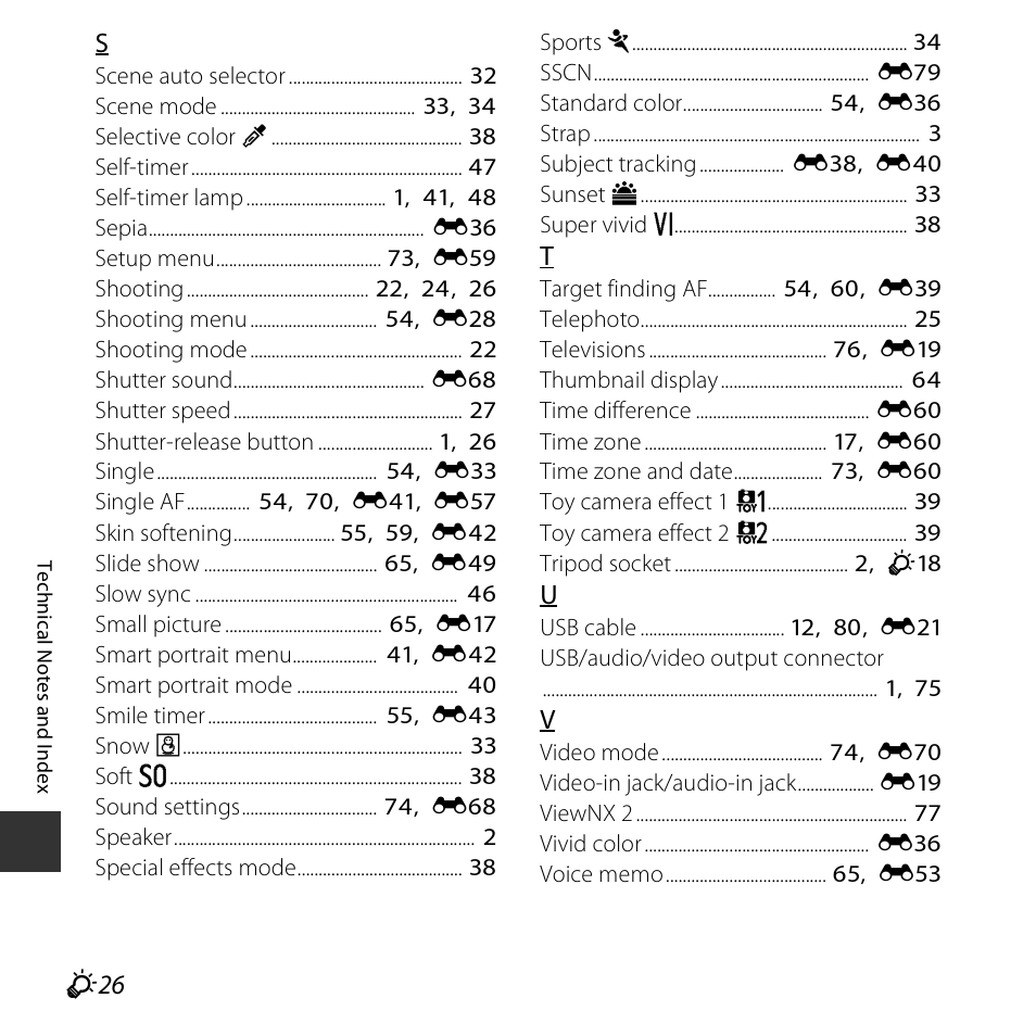 Nikon S3600 User Manual | Page 206 / 208