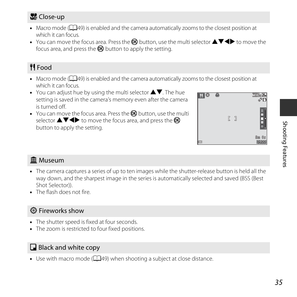 A35) | Nikon S3600 User Manual | Page 53 / 208