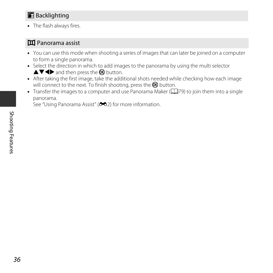 Nikon S3600 User Manual | Page 54 / 208