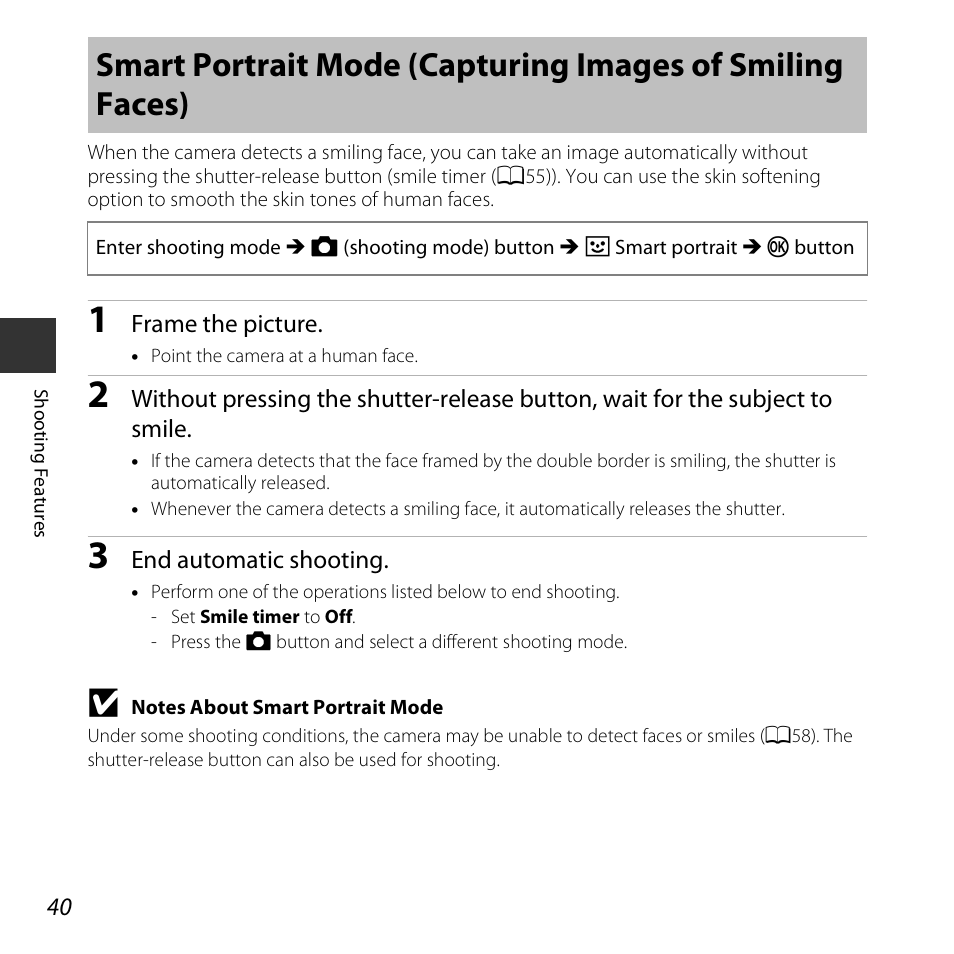 Nikon S3600 User Manual | Page 58 / 208