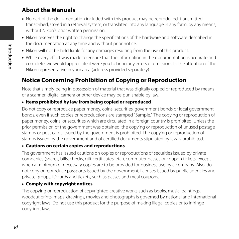 About the manuals | Nikon S3600 User Manual | Page 8 / 208