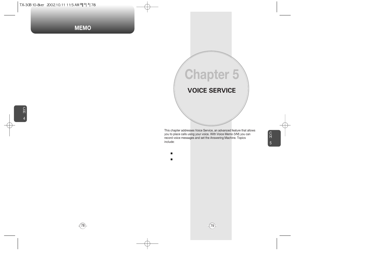 Chapter 5 | Audiovox CDMA2000 User Manual | Page 41 / 67
