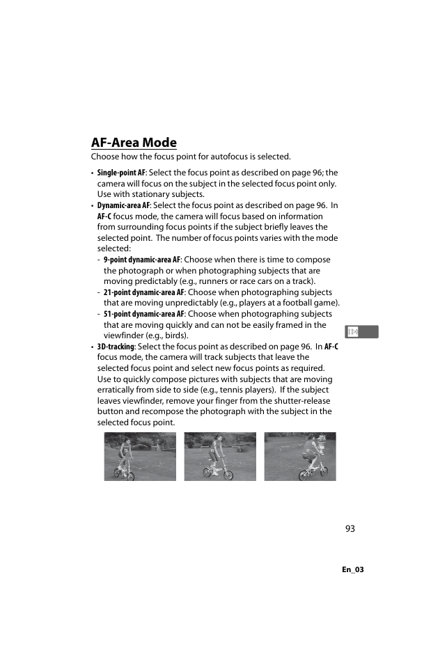 Af-area mode, 0 93), and the | Nikon D800 User Manual | Page 117 / 472