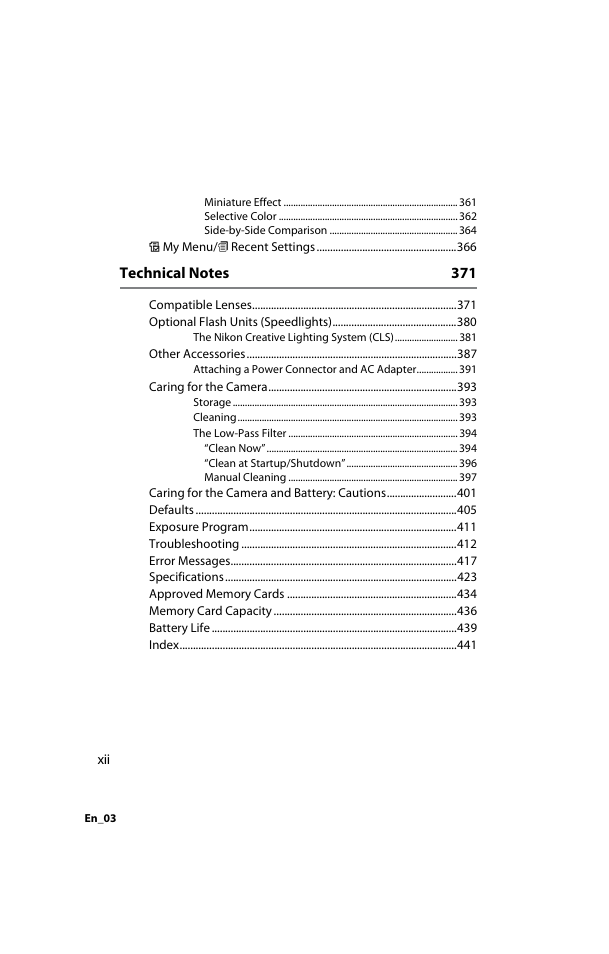 Nikon D800 User Manual | Page 14 / 472