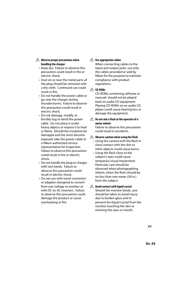 Nikon D800 User Manual | Page 17 / 472