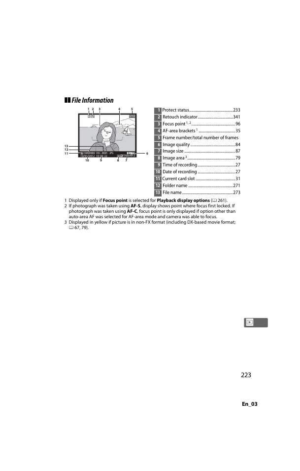 File information, En_03 | Nikon D800 User Manual | Page 247 / 472