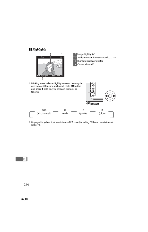Highlights | Nikon D800 User Manual | Page 248 / 472