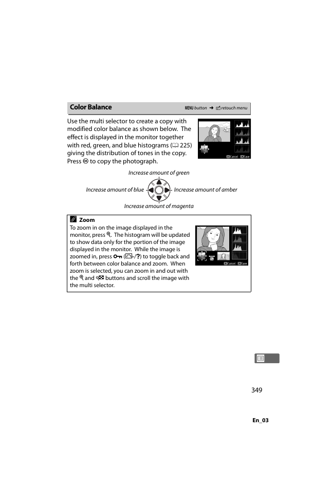 Color balance | Nikon D800 User Manual | Page 373 / 472