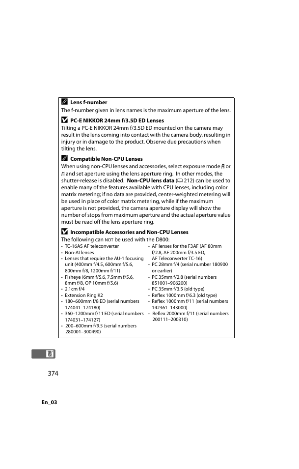 Nikon D800 User Manual | Page 398 / 472