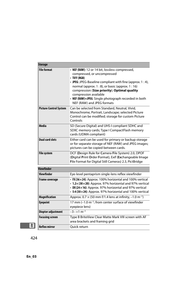 Nikon D800 User Manual | Page 448 / 472