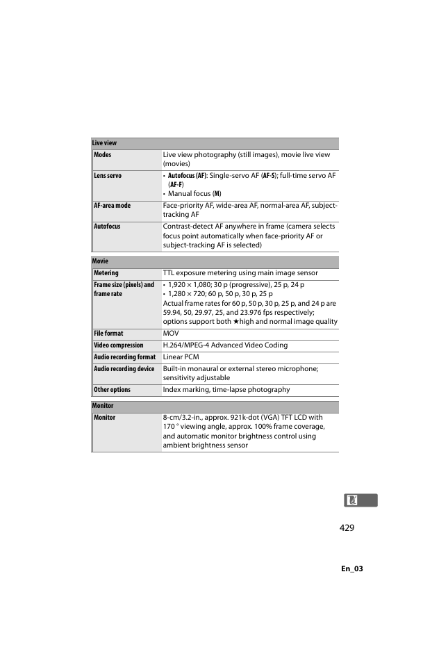 Nikon D800 User Manual | Page 453 / 472