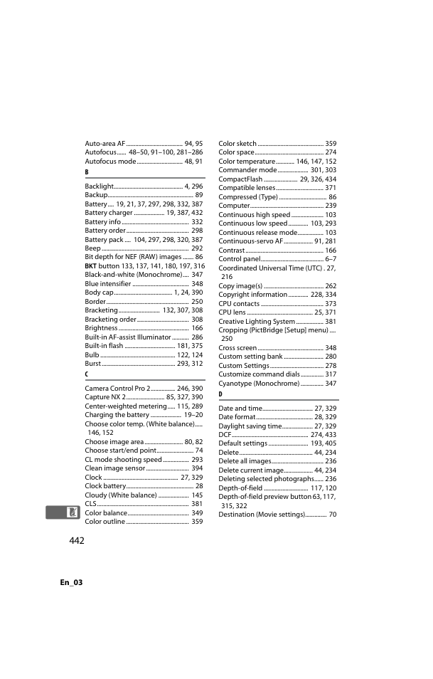 Nikon D800 User Manual | Page 466 / 472