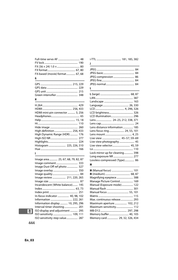 Nikon D800 User Manual | Page 468 / 472