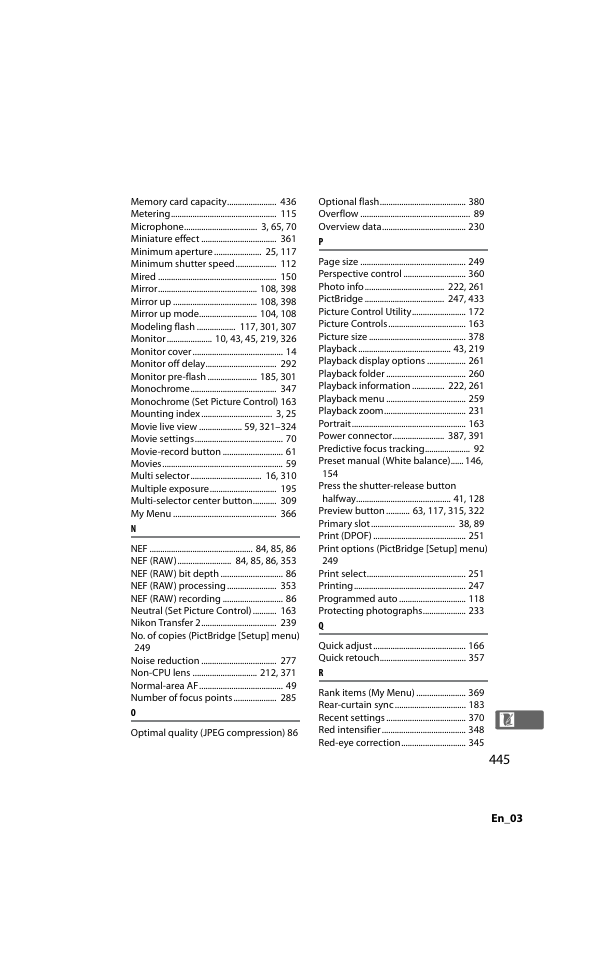 Nikon D800 User Manual | Page 469 / 472