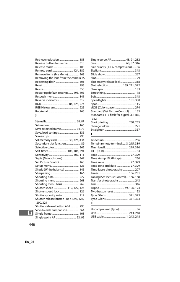 Nikon D800 User Manual | Page 470 / 472