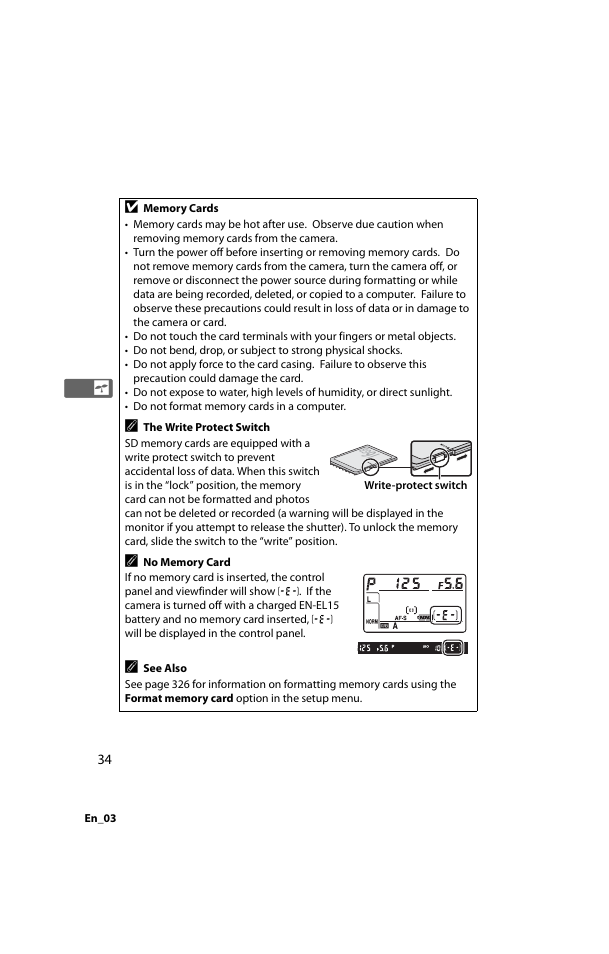 Nikon D800 User Manual | Page 58 / 472