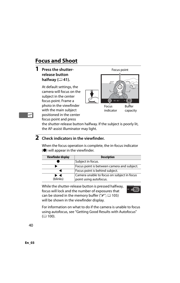 Focus and shoot | Nikon D800 User Manual | Page 64 / 472