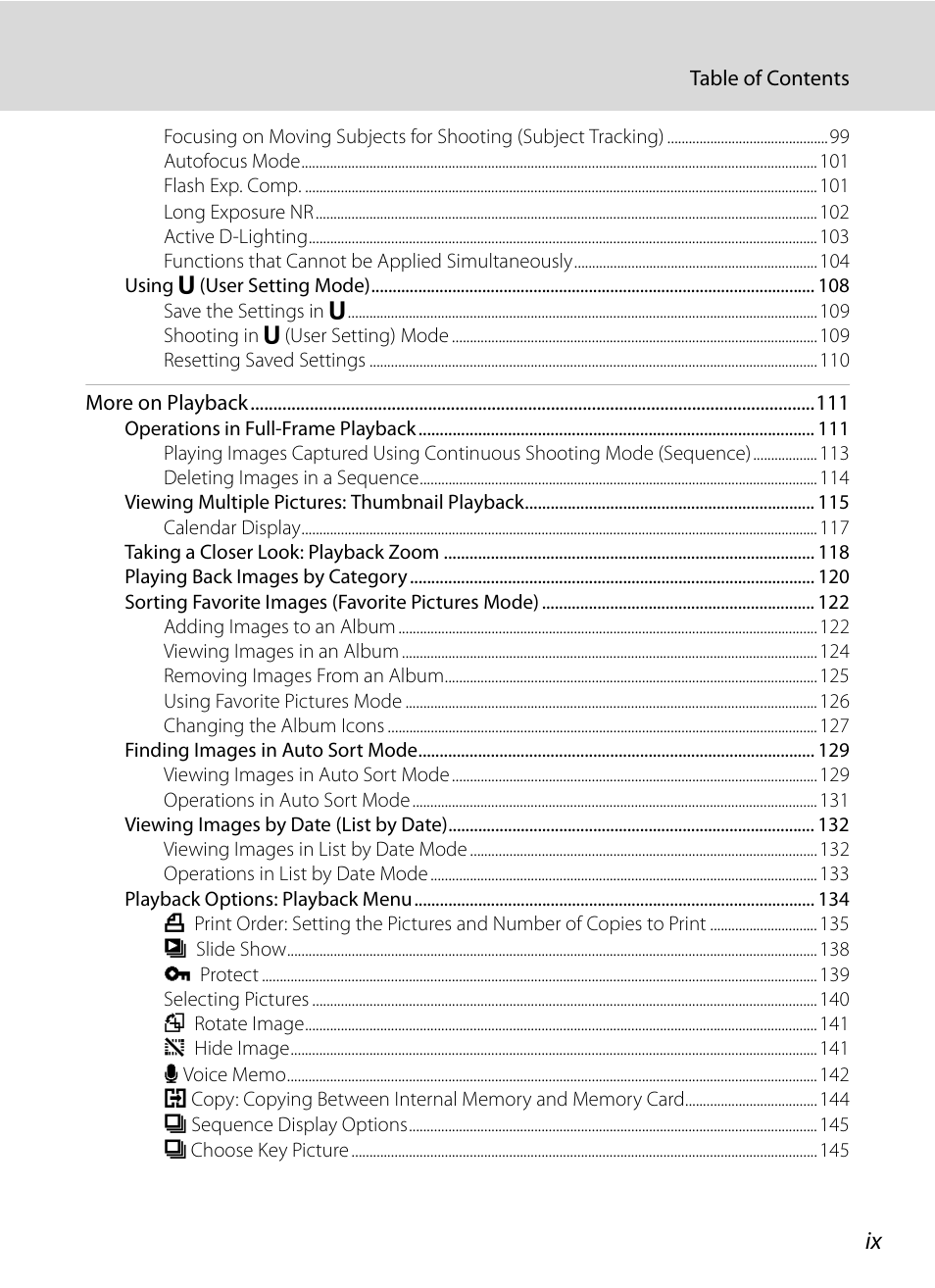 Nikon COOLPIX P500 User Manual | Page 11 / 252