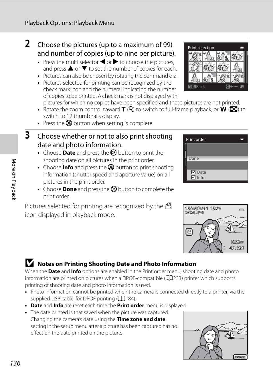 Playback options: playback menu | Nikon COOLPIX P500 User Manual | Page 150 / 252