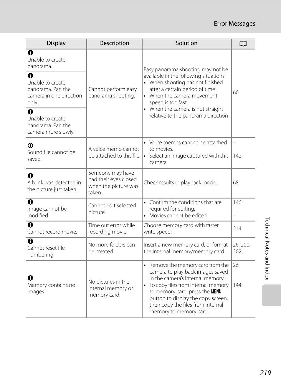 Nikon COOLPIX P500 User Manual | Page 233 / 252