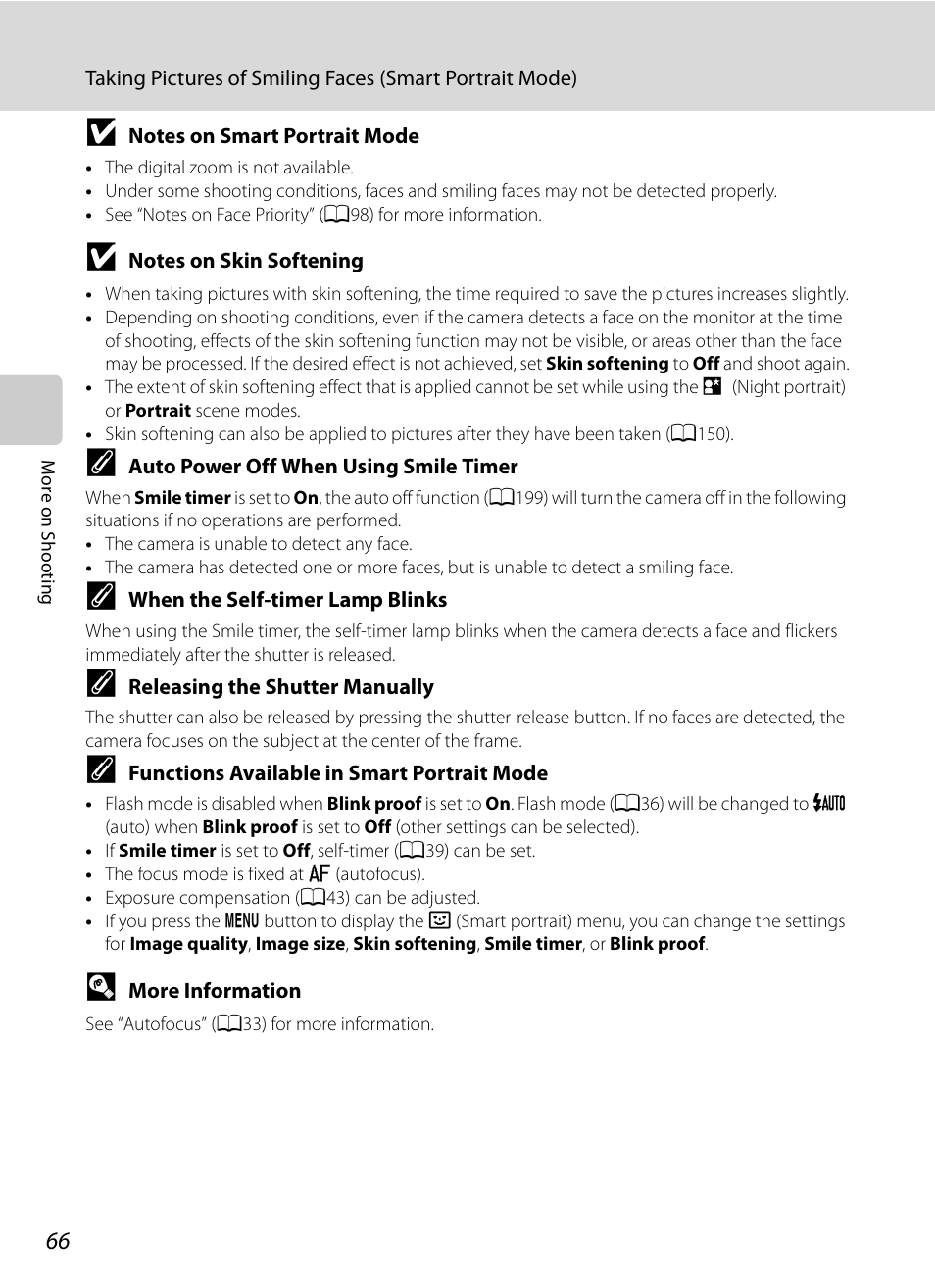 A66) | Nikon COOLPIX P500 User Manual | Page 80 / 252