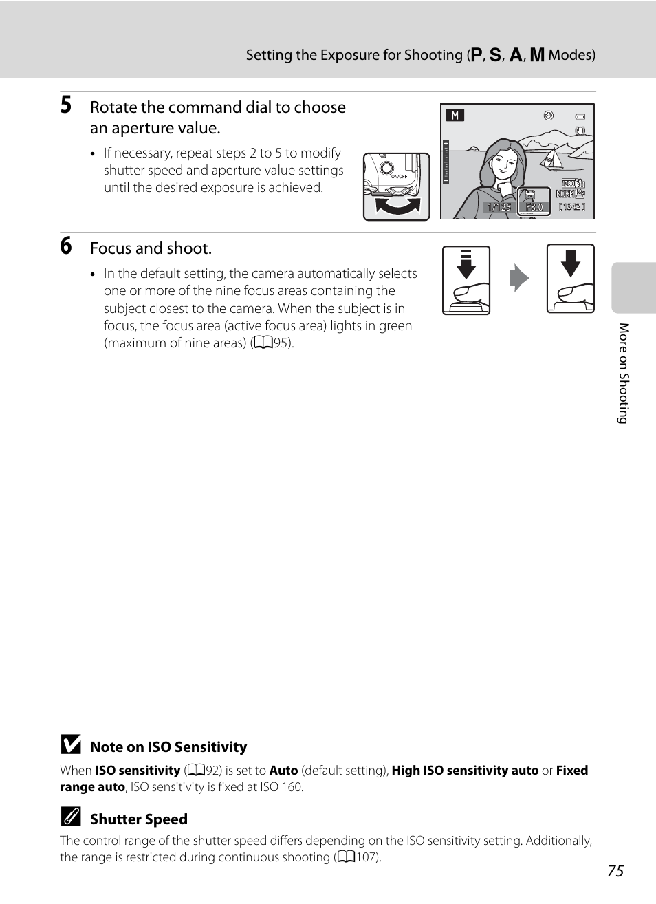 Focus and shoot | Nikon COOLPIX P500 User Manual | Page 89 / 252