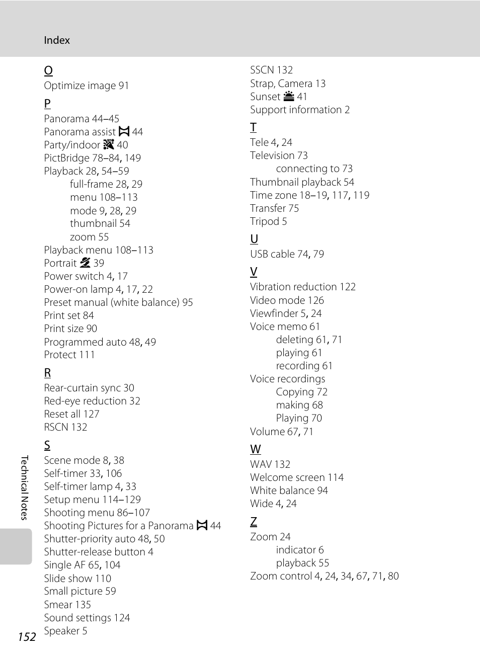 Nikon P80 User Manual | Page 166 / 167