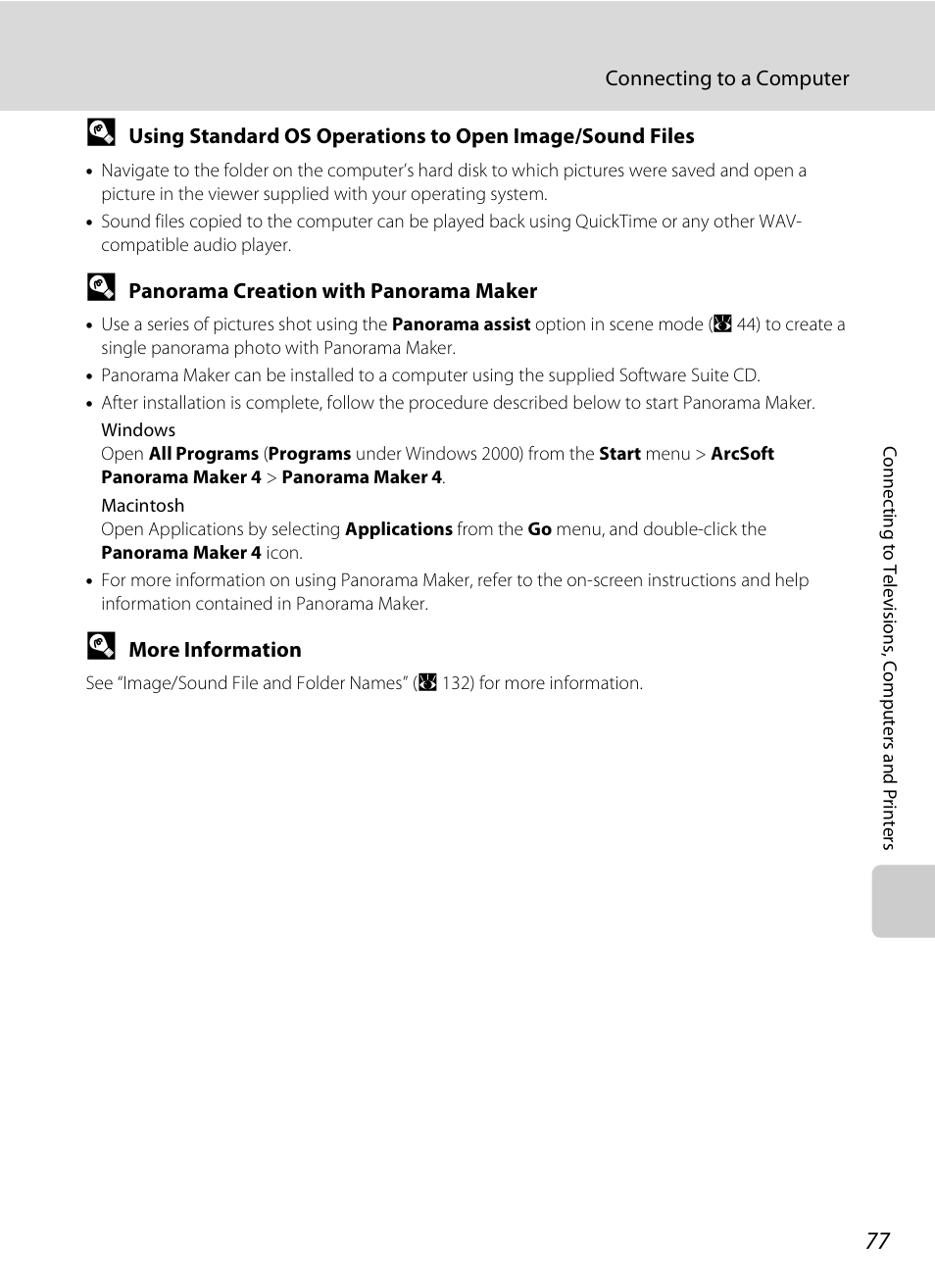 A 77 | Nikon P80 User Manual | Page 91 / 167