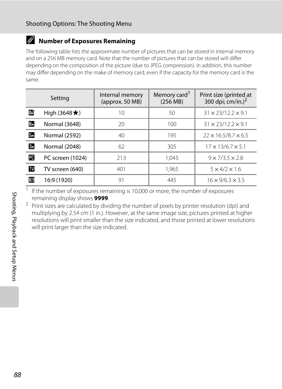 Nikon S550 User Manual | Page 100 / 164