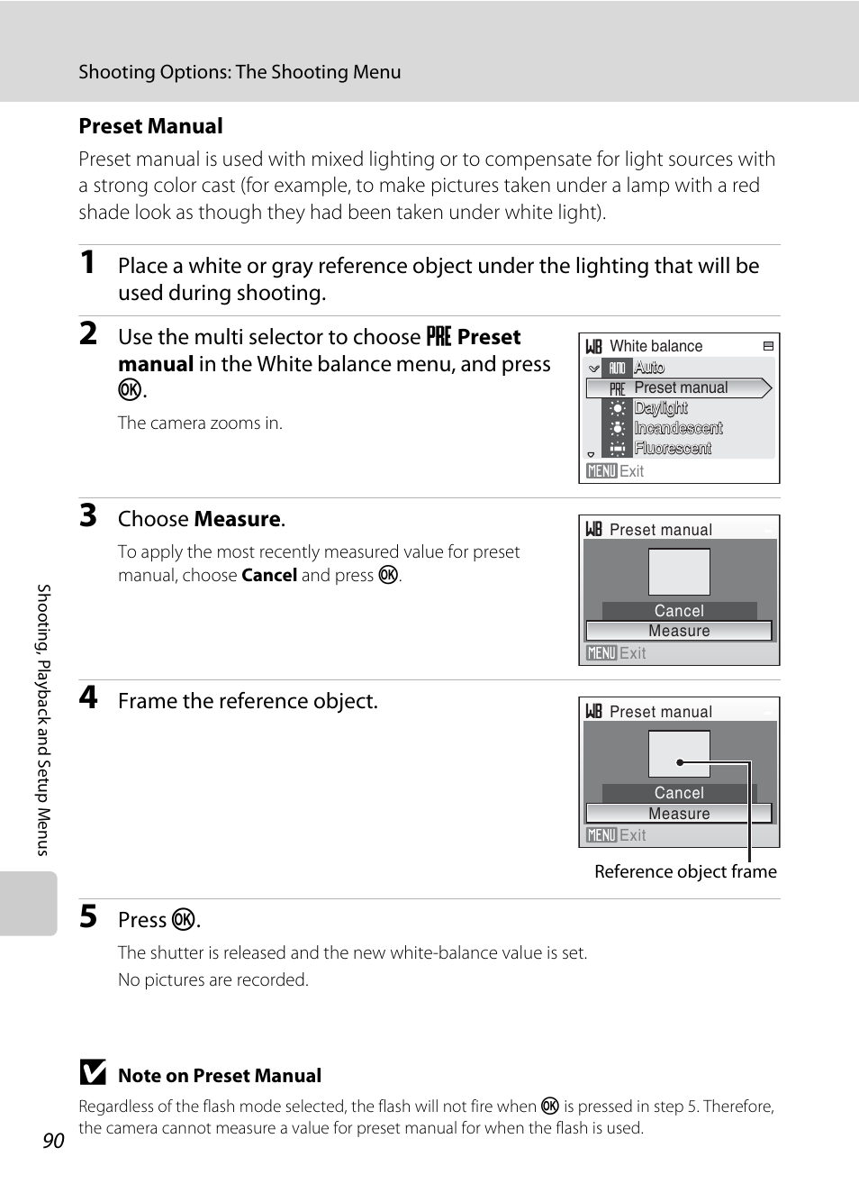 A 90) | Nikon S550 User Manual | Page 102 / 164