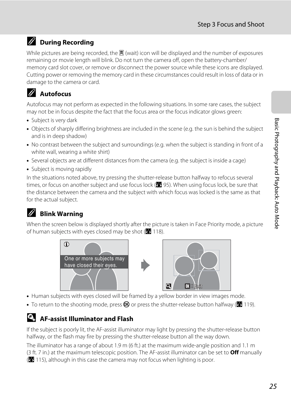 Nikon S550 User Manual | Page 37 / 164