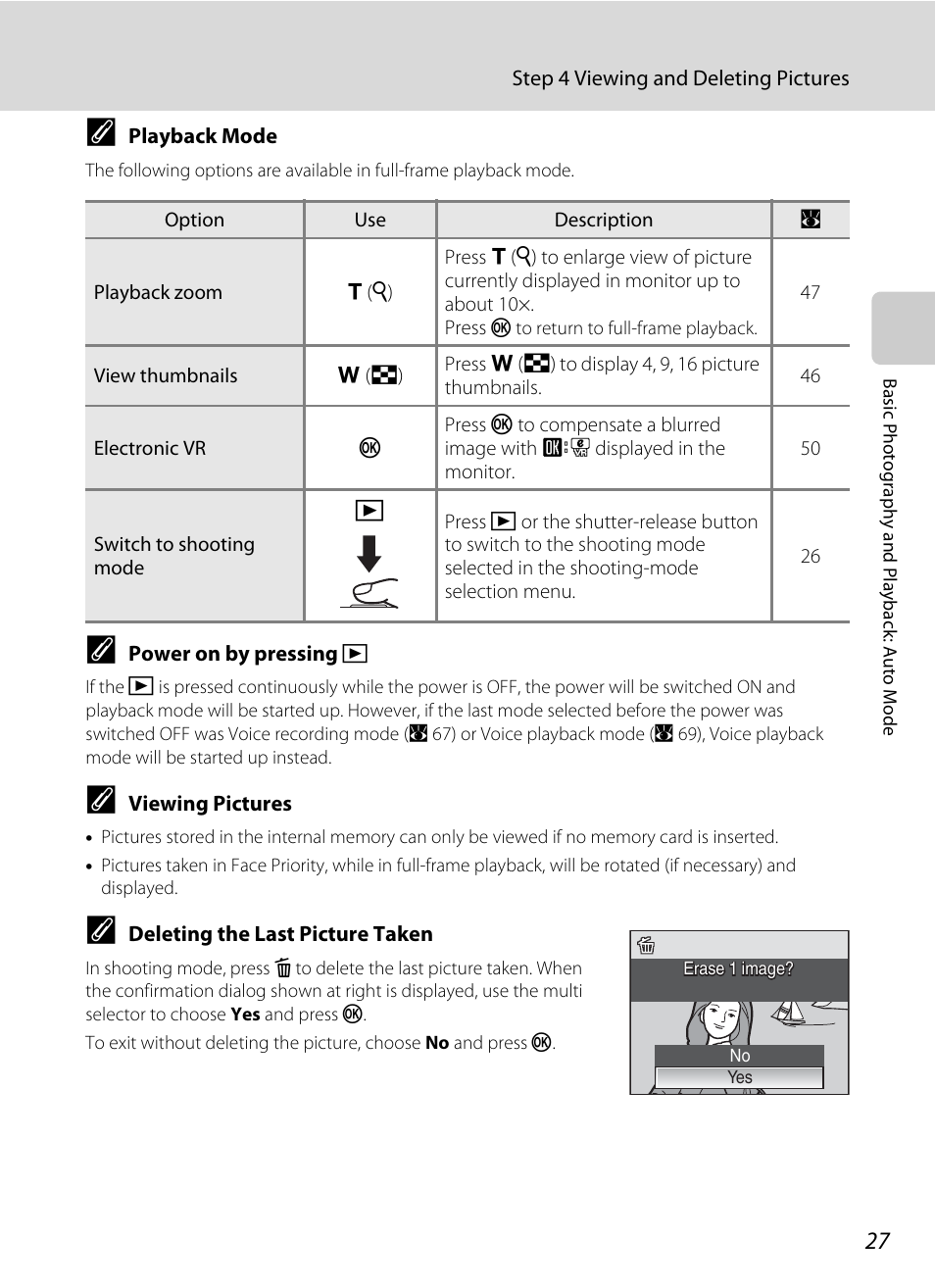 Nikon S550 User Manual | Page 39 / 164