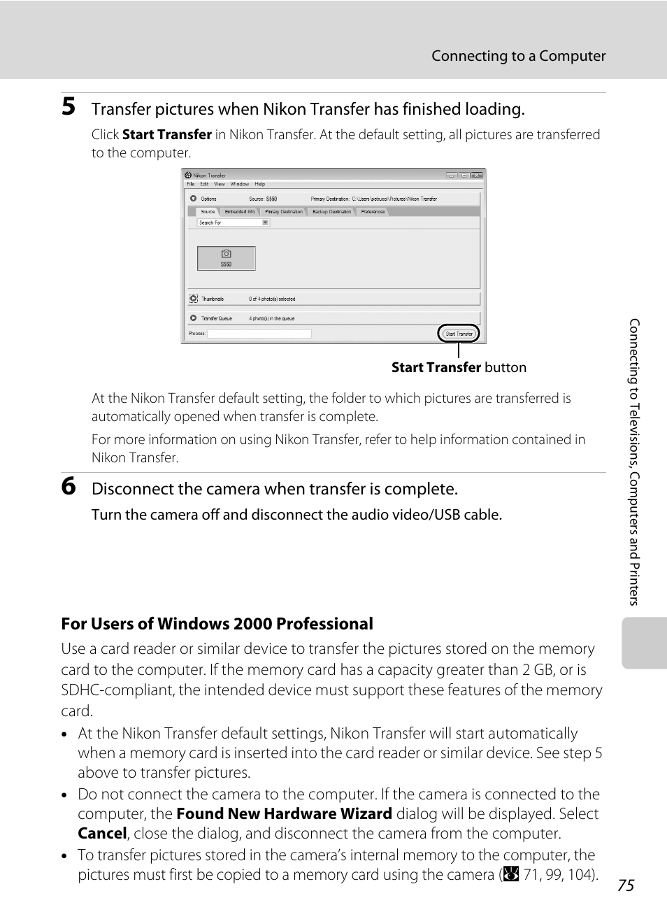 Nikon S550 User Manual | Page 87 / 164