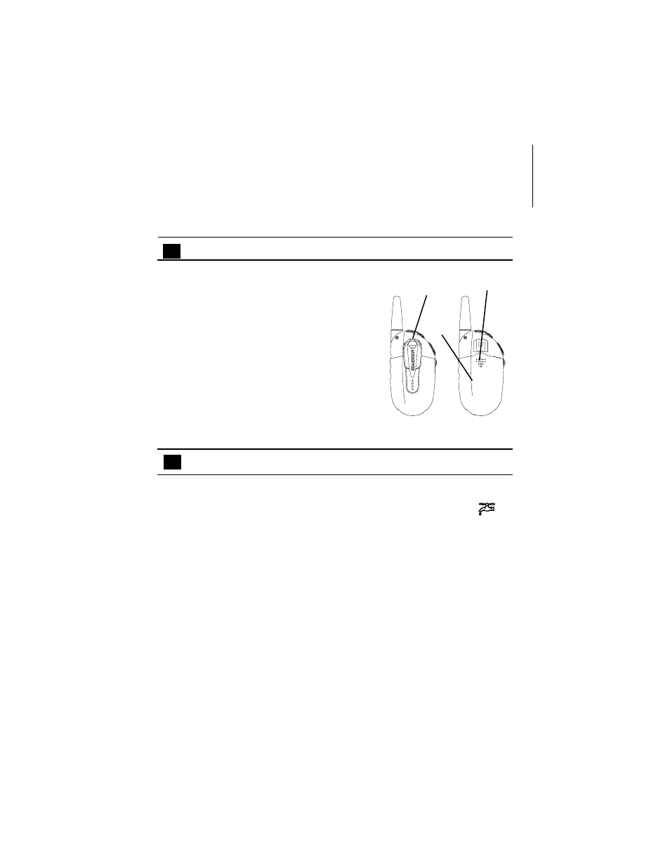 Battery installation, Battery saver mode | Audiovox FR-541 User Manual | Page 8 / 16