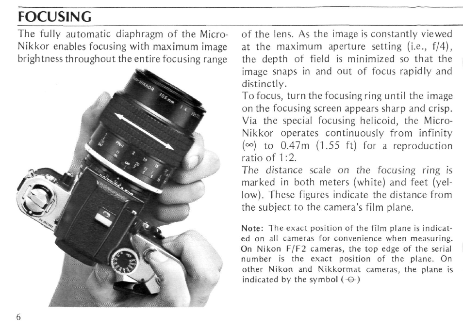 Nikon AI Micro-NIKKOR 105mm f-4 User Manual | Page 6 / 25