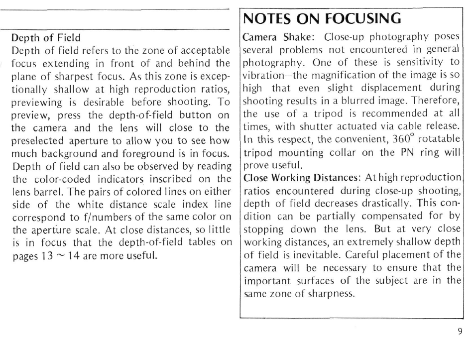 Nikon AI Micro-NIKKOR 105mm f-4 User Manual | Page 9 / 25
