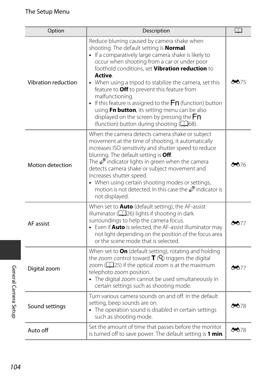 A104) | Nikon P330 User Manual | Page 122 / 252