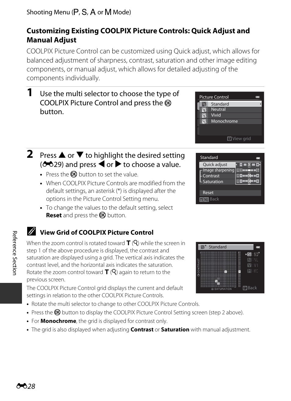 E 28, Button | Nikon P330 User Manual | Page 152 / 252