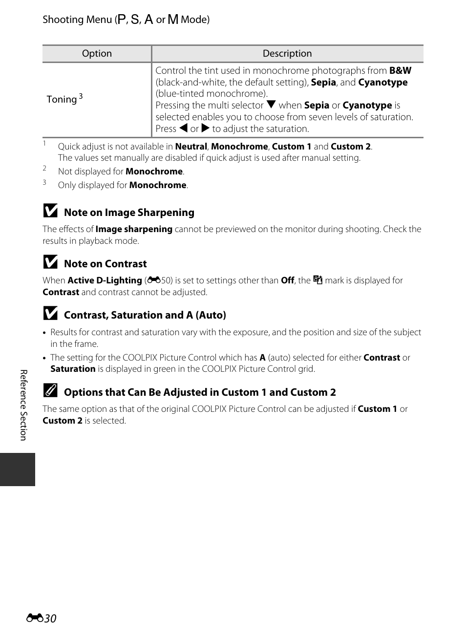 E 30 | Nikon P330 User Manual | Page 154 / 252