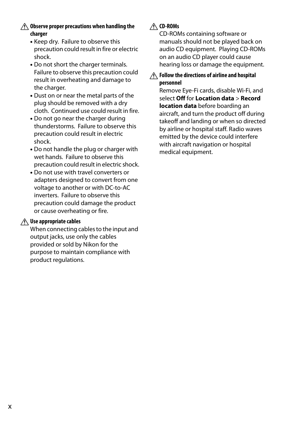 Nikon D5300 User Manual | Page 12 / 300