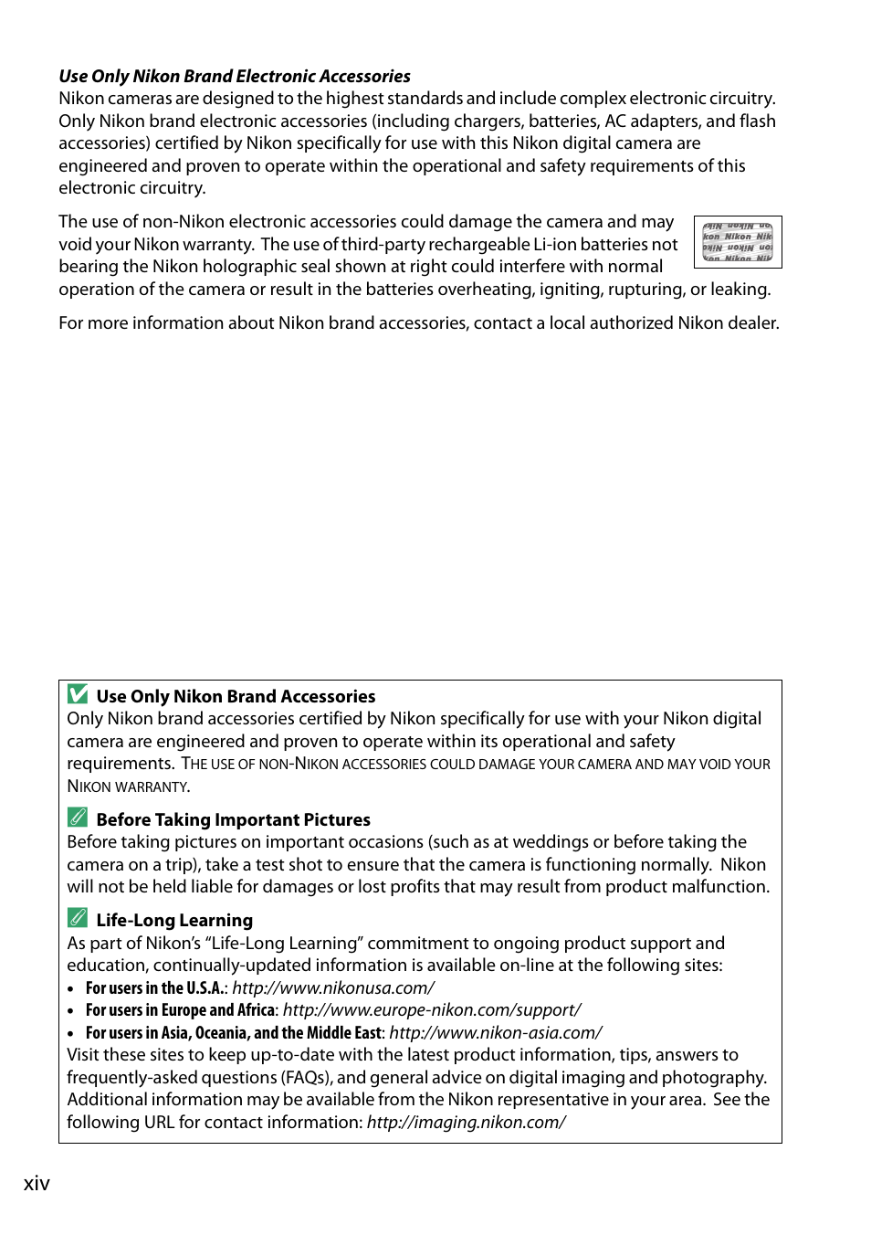 Nikon D5300 User Manual | Page 16 / 300