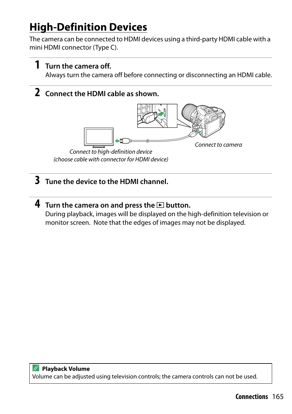High-definition devices | Nikon D5300 User Manual | Page 185 / 300