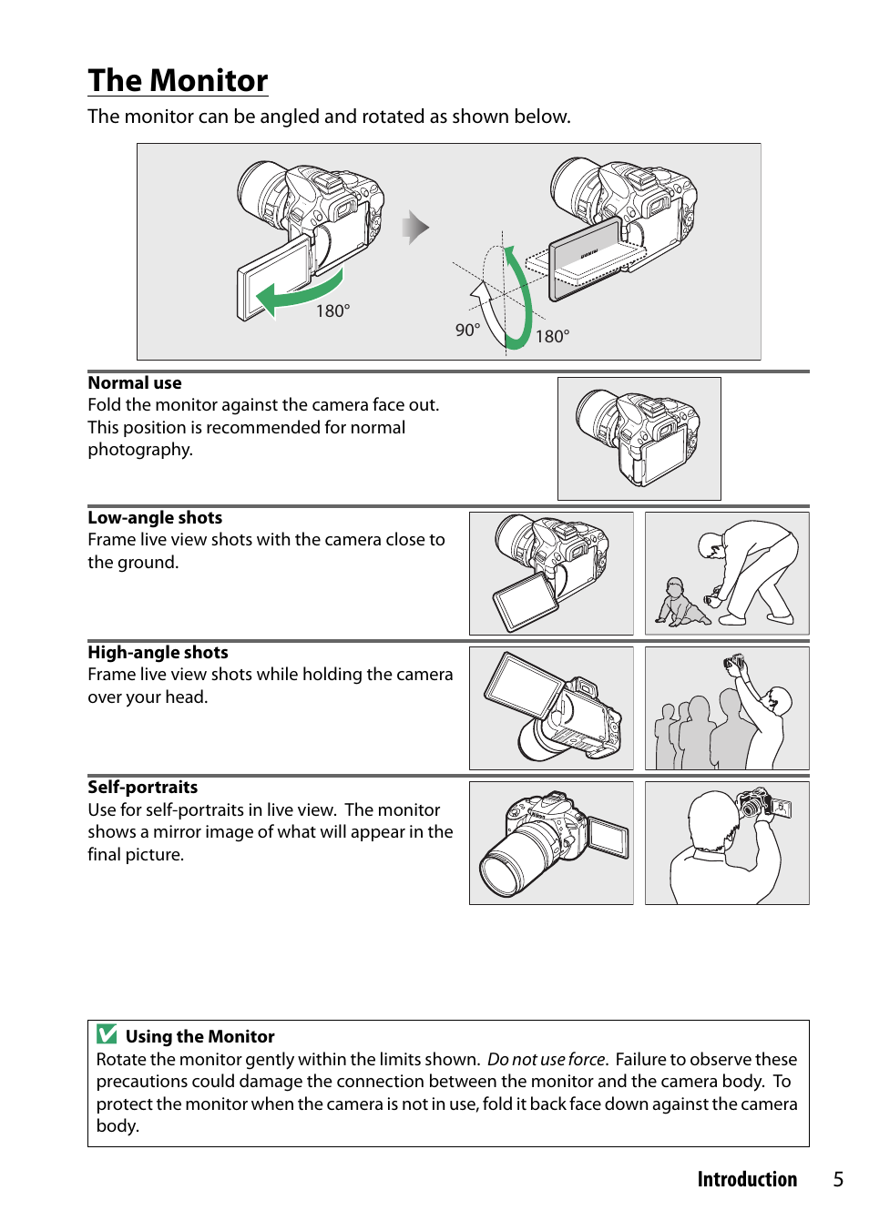The monitor | Nikon D5300 User Manual | Page 25 / 300