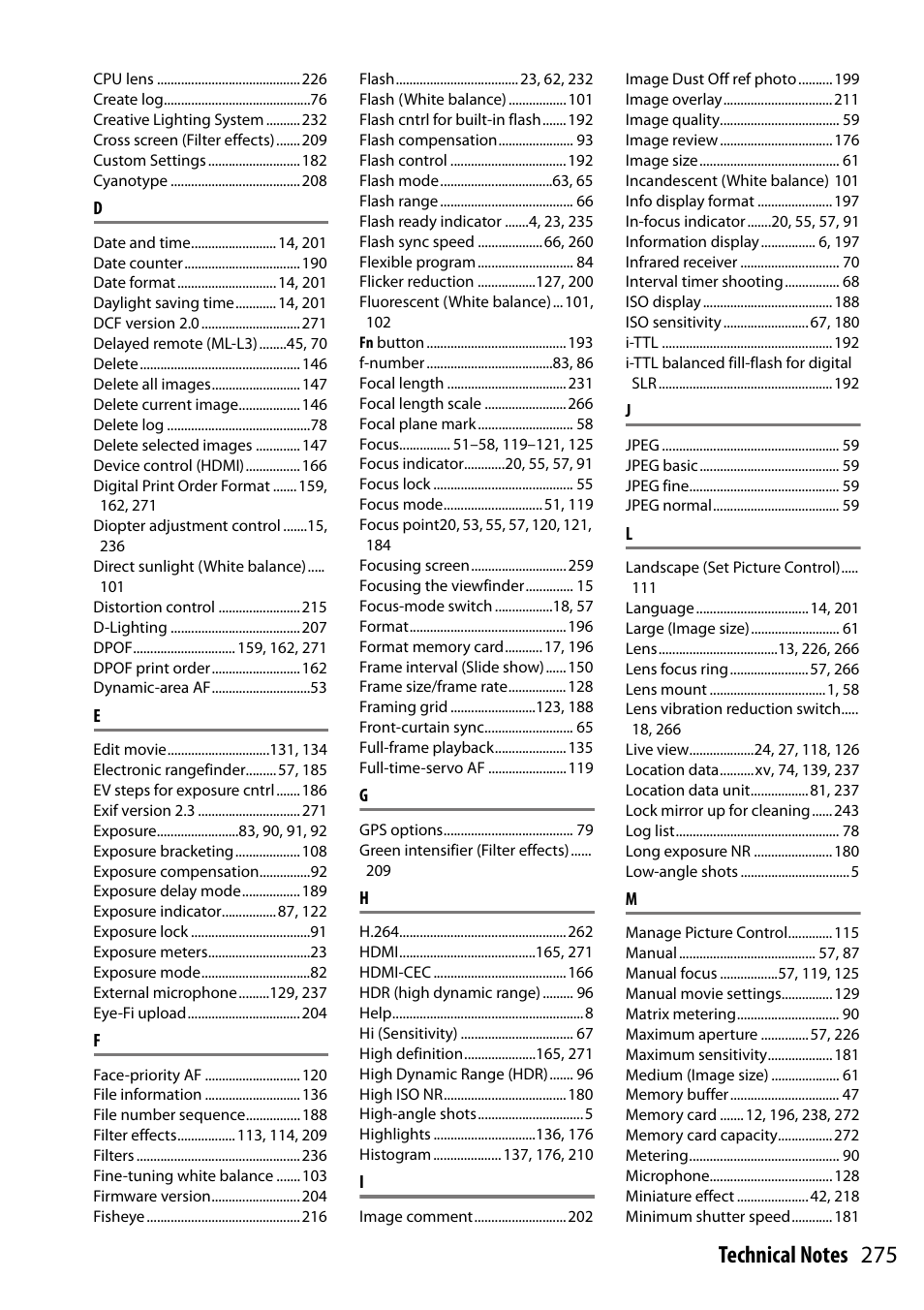 Nikon D5300 User Manual | Page 295 / 300