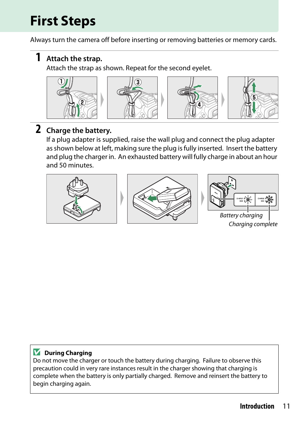 First steps | Nikon D5300 User Manual | Page 31 / 300