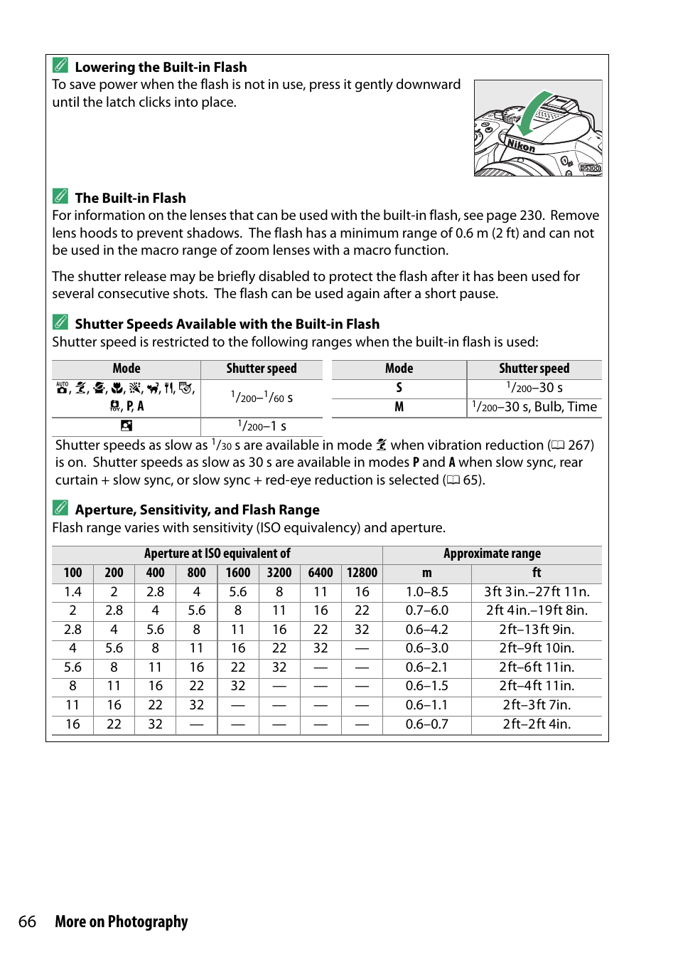 66 more on photography | Nikon D5300 User Manual | Page 86 / 300